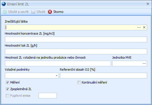 Emisní limit ZL